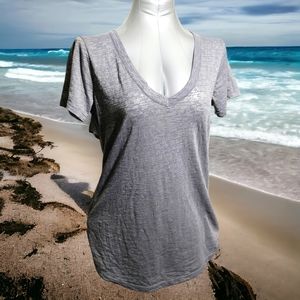 EXPRESS | ✨🤍 Blue-Gray Lightweight T-shirt | EUC ✨ size M